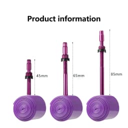 OFFBONDAGE Ultralight TPU Bicycle Inner Tube 30g 700X18-32C Road Bicycle Material Tire 45/65/85mm Length French Valve Nozzle