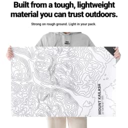 HODRGEAR PaperLite Tyvek Tent Vestibule Mat 35g Ultralight Ground Sheet Tent Foortprint Waterproof Tent Footprint Camping Hiking
