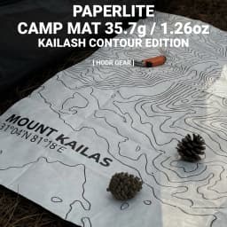 HODRGEAR PaperLite Tyvek Tent Vestibule Mat 35g Ultralight Ground Sheet Tent Foortprint Waterproof Tent Footprint Camping Hiking
