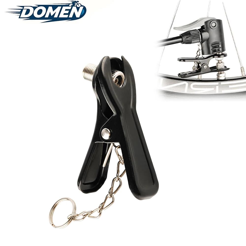DOMEN Bicycle Tire Inflator Nozzle Bike Pump Adapter Multi-use Valve Air Pump Adapter Bike Pump Head Adapter Bike Accessories