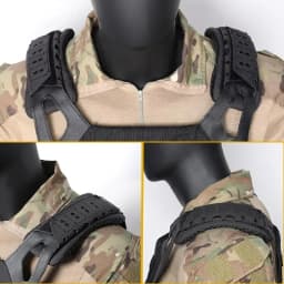 2PCS Tactical Shoulder Pad Breathable Tactical Sling Cushioning Non-slip Shoulder Outdoor Camping Hiking Backpacking Accessories
