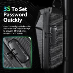 NEWBOLER 3L/5L Electric Scooter Bag Accessories Electric Vehicle Bag With Password Lock Waterproof Scooter Front Bag Bike Bag 