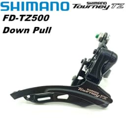 Shimano Tourney TZ FD TZ500 Bike Front Derailleur FD-TZ500 Clamp Band Mount 31.8mm 3x6/7 Speed Top/Down Pull Bike Part