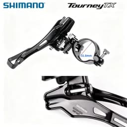 Shimano Tourney TZ FD TZ500 Bike Front Derailleur FD-TZ500 Clamp Band Mount 31.8mm 3x6/7 Speed Top/Down Pull Bike Part