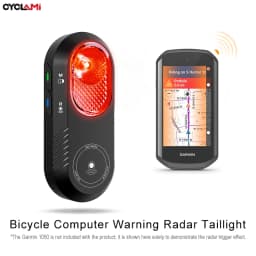 CYCLAMI Smart Bike Radar Tail Light IPX6 Bicycle Taillight Brake Warning Daytime and Night Cycling Safety Rear Lamp La150