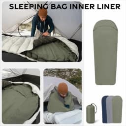 Portable Sleeping Bag Inner Liner Single Size Nylon Material Camping Sheet Warm Design Ultralight Hiking Sleeping Bag Hotel Stay