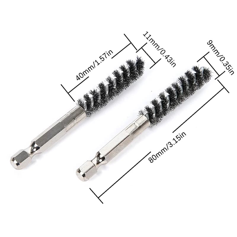 Golf Clubs Head Hosel Brush Electric Drill Wire Brush Hexagonal Rod Golf Iron Head Rust Remover Brush Golf Club Cleaning Polish