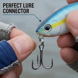 Heavy Duty Terminal Tackle Fishing Connection Ring Accessories Stainless Steel Fishing Split Rings Lure Connection Ring Set