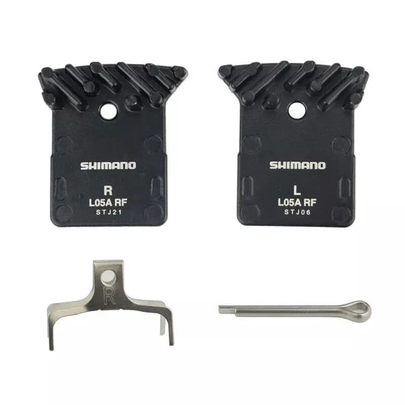 Shimano L05A-RF Resin Disc Brake Pads With Ice-Tech Heat Radiation Cooling Fins
