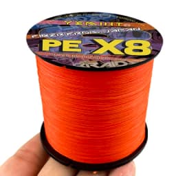 JOF 8 Strand 1000M 500M 300M PE Braided Fishing Wire Super Strong PE Braided Fishing Line Multifilament Braid Thread X8 18-78LBS