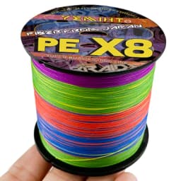 JOF 8 Strand 1000M 500M 300M PE Braided Fishing Wire Super Strong PE Braided Fishing Line Multifilament Braid Thread X8 18-78LBS