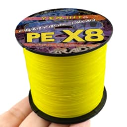 JOF 8 Strand 1000M 500M 300M PE Braided Fishing Wire Super Strong PE Braided Fishing Line Multifilament Braid Thread X8 18-78LBS