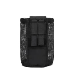 Tactical Molle Mesh Dump Pouch, Lightweight Compact Drawstring Foldable Recovery Mag Tool Pack, EDC Drop Storage Belt Bag
