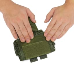 Tactical Molle Mesh Dump Pouch, Lightweight Compact Drawstring Foldable Recovery Mag Tool Pack, EDC Drop Storage Belt Bag