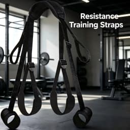 Yoga Leg Stretch Strap Adjustable Multi Loops Hamstring Band for Pilates Physical Therapy Flexibility Training