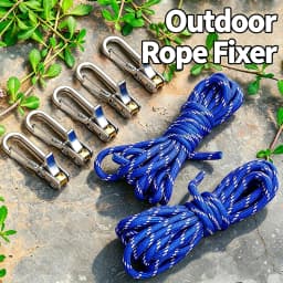 Rope Tightening Tool Tensioner Heavy Duty Retractable Buckle Self Locking For Camping Tent Hammock Moving Securing Fastener