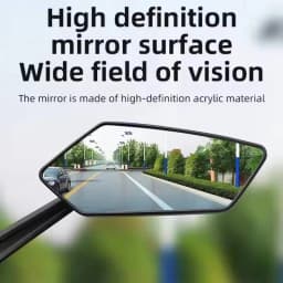 ESLNF Rearview Mirrors For Motorcycles, Electric Vehicles And Bicycles Strong And Easy To Install Bicycle Accessories