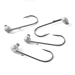 5Pcs Jig Head Hooks 0.9g 1.3g 1.8g 2.7g Midosto Series Wobble Mustad Hook Lead Jigs for Soft Lures for Bass Trout Fishing Tackle