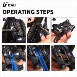 LDPJ Bicycle Oil Disc Piston Reset Device, Noise Eliminating Tool, Made of Durable Carbon Steel Material, Compact and Portable