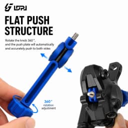 LDPJ Bicycle Oil Disc Piston Reset Device, Noise Eliminating Tool, Made of Durable Carbon Steel Material, Compact and Portable