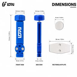 LDPJ Bicycle Oil Disc Piston Reset Device, Noise Eliminating Tool, Made of Durable Carbon Steel Material, Compact and Portable