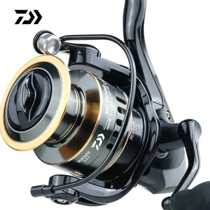 Daiwa New All Metal Fishing Reel 15Kg Max Drag Power Spinning Wheel Fishing Coil Shallow Spool Suitable for All Waters