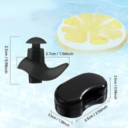 1 Pair Reusable Swimming Earplugs - Waterproof for Swimming Surfing Snorkeling Multi-Color Options