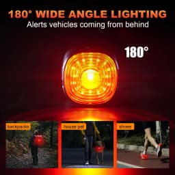 PHMAX Bicycle Smart Taillight Brake Sensing IP66 Waterproof Safety Warning Lamp 6 Modes For MTB Road Rear Light Bike Accessory