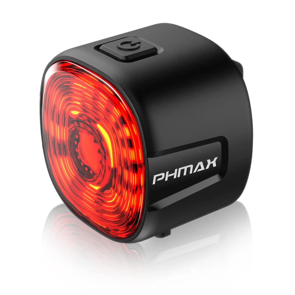 PHMAX Bicycle Smart Taillight Brake Sensing IP66 Waterproof Safety Warning Lamp 6 Modes For MTB Road Rear Light Bike Accessory
