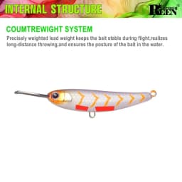 Sinking Minnow Fishing Bait 63mm/17g Artificial Pencil Lure For Bass Trout Fishing Lures