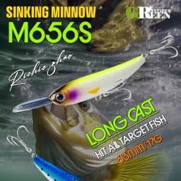 Sinking Minnow Fishing Bait 63mm/17g Artificial Pencil Lure For Bass Trout Fishing Lures