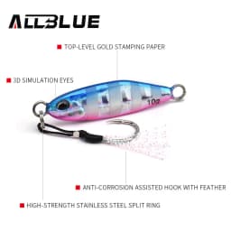 ALLBLUE 2019 DRAGER Micro Metal Jig 3g 5g 7g 10g Shore Casting Jigging Spoon Sea Cast Fishing Lure Artificial Bait Tackle