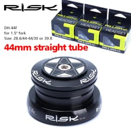 RISK MTB Road Bicycle Headset 44mm 34/41/41.8/49.7/50.6/55/56mm for Bike 28.6mm 1 1/8 Straight 1.25-1.5" 1 1/4-1/2 Tapered Fork
