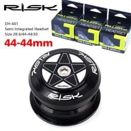 RISK MTB Road Bicycle Headset 44mm 34/41/41.8/49.7/50.6/55/56mm for Bike 28.6mm 1 1/8 Straight 1.25-1.5" 1 1/4-1/2 Tapered Fork