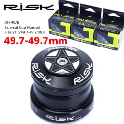 RISK MTB Road Bicycle Headset 44mm 34/41/41.8/49.7/50.6/55/56mm for Bike 28.6mm 1 1/8 Straight 1.25-1.5" 1 1/4-1/2 Tapered Fork