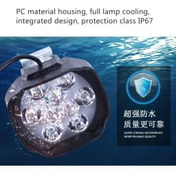 Ebike LED Light 24V 36V 48V 60V 72V 15W Electric Bike Headlight Waterproof for Electric Bicycle Motorcycles Front Light