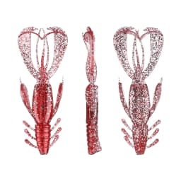 TAIYU-Soft Plastic Fishing Lure, Topwater Floating Shrimp, Lobster, Saltwater, Active Crayfish for Weedless Rigs, 4Pc Set