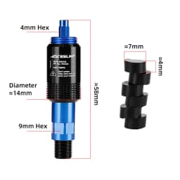 ESLNFBike Rear Shock IFP Inflation Tool 700PSI High Pressure Suspension Air Filling Tool For Mountain Bike MTB