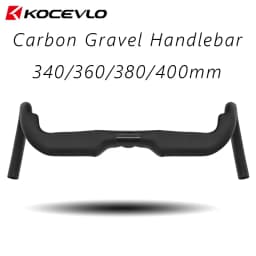 KOCEVLO Carbon Gravel Handlebar Light Bent Racing Bicycle Internal Cables Road Handlebar 340/360/380/400/420mm