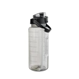 2L Water Bottle Portable Straw Plastic Water Cup for Outdoor Sports Fitness Adult High Value Big Fat Cup with Time Marker