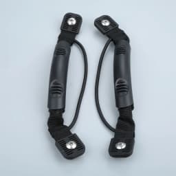 2 Pcs Boat Side Mount Nylon Carry Handles with Paddle Bungee Hardware and 4 Stainless Steel Screws for Rowing Boats Kayak Canoes