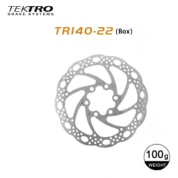 TEKTRO Disc Brake Rotor 6-Bolt TR160/TR180/TR203 160/180/203mm Stainless Steel Lightweight Dissipation Polygonal Design Screws