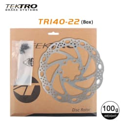 TEKTRO Disc Brake Rotor 6-Bolt TR160/TR180/TR203 160/180/203mm Stainless Steel Lightweight Dissipation Polygonal Design Screws
