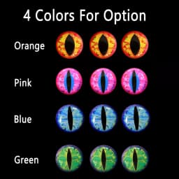 100pcs Holographic 3D Epoxy Fish Eyes Dragon Eyes For Baitfish Streamer Saltwater Fly Jig Baits Fishing Lure Making 3mm~12mm