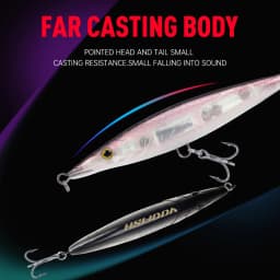 YOOFISH Floating Pencil Bait 90mm/110mm/130mm/150mm Long Casting Topwater Stickbait Hard Wobblers For Seabass Pike Fishing