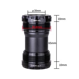 ZTTO T47 Bike Bottom Bracket 47mm Width 68-86.5-92MM Frame shell Ceramic Bearing BB For 24 28.99mm 30mm Cranksets Central Axis