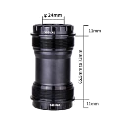 ZTTO T47 Bike Bottom Bracket 47mm Width 68-86.5-92MM Frame shell Ceramic Bearing BB For 24 28.99mm 30mm Cranksets Central Axis