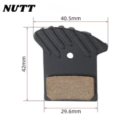 NUTT 2-Piston High Performance Brake Pads – Compatible with Zero 10X/11X, VSETT 10+/11+, Dualtron & Kugoo G1 Electric Scooters