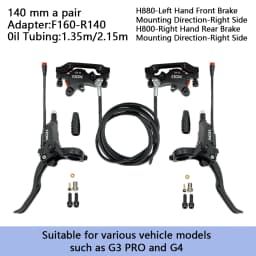 XOD Electric Scooter Brake H800/H880 Electric Scooter Hydraulic Disc Brake For KUKirin G3 Pro G4 G5 G2 MAX G2 Master Spare Parts