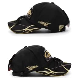 Hot Sale Gamakatsu Waterproof Fishing Baseball Cap Cotton Sun Protection Fishing Hats with Clip Trendy Trucker Hats for Men
